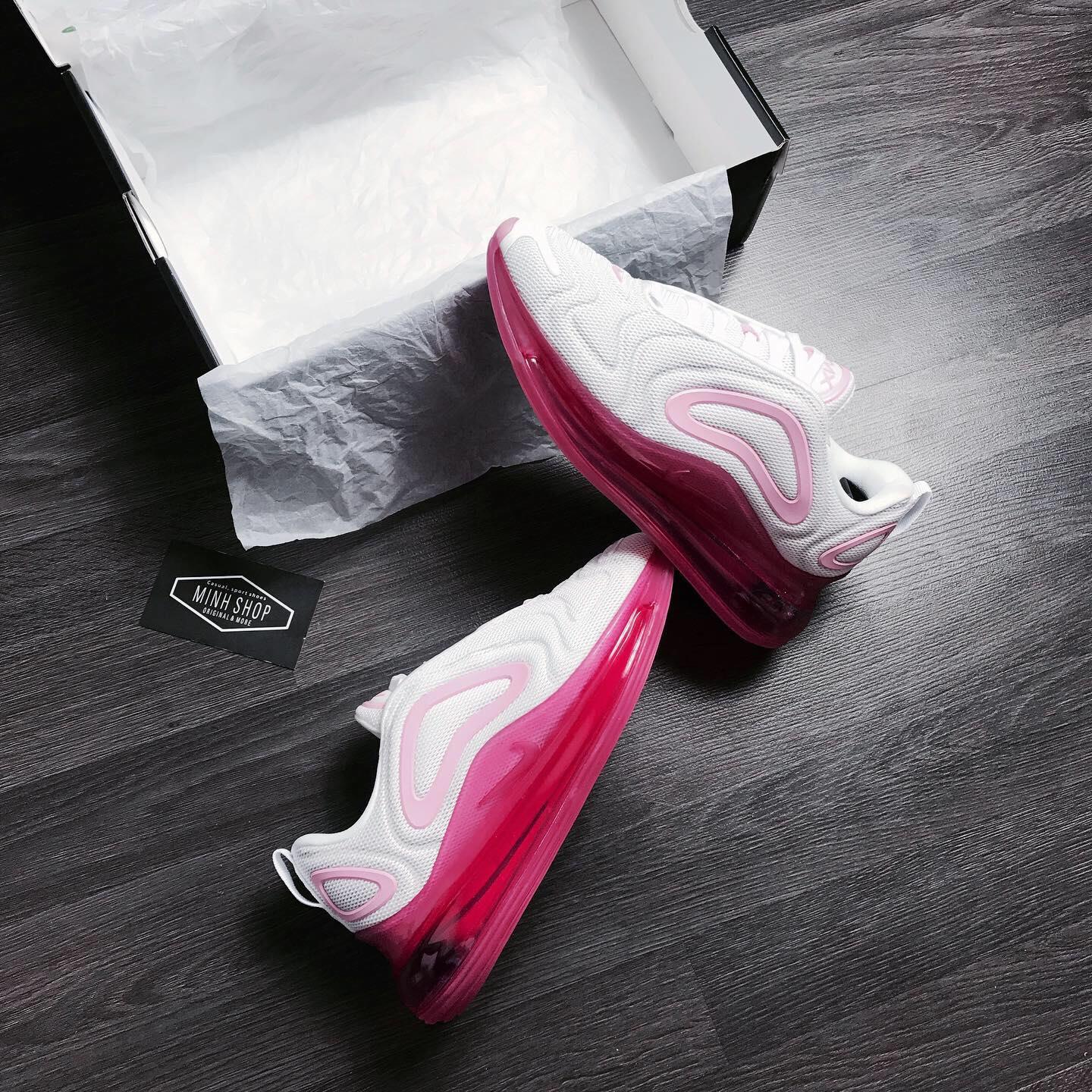 Minhshop.Vn - Flash Sale 50%~ Hàng Chính Hãng Nike Air Max 720 White Pink  **2021** [Ar9293 103] Áp Dụng Ck