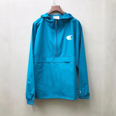 Hàng Chính Hãng Áo Khoác Champion Packable Jacket Pop Color Logo Teal 2021** V1012 hang-chinh-hang-ao-khoac-champion-packable-jacket-pop-color-logo-teal-2021-v1012