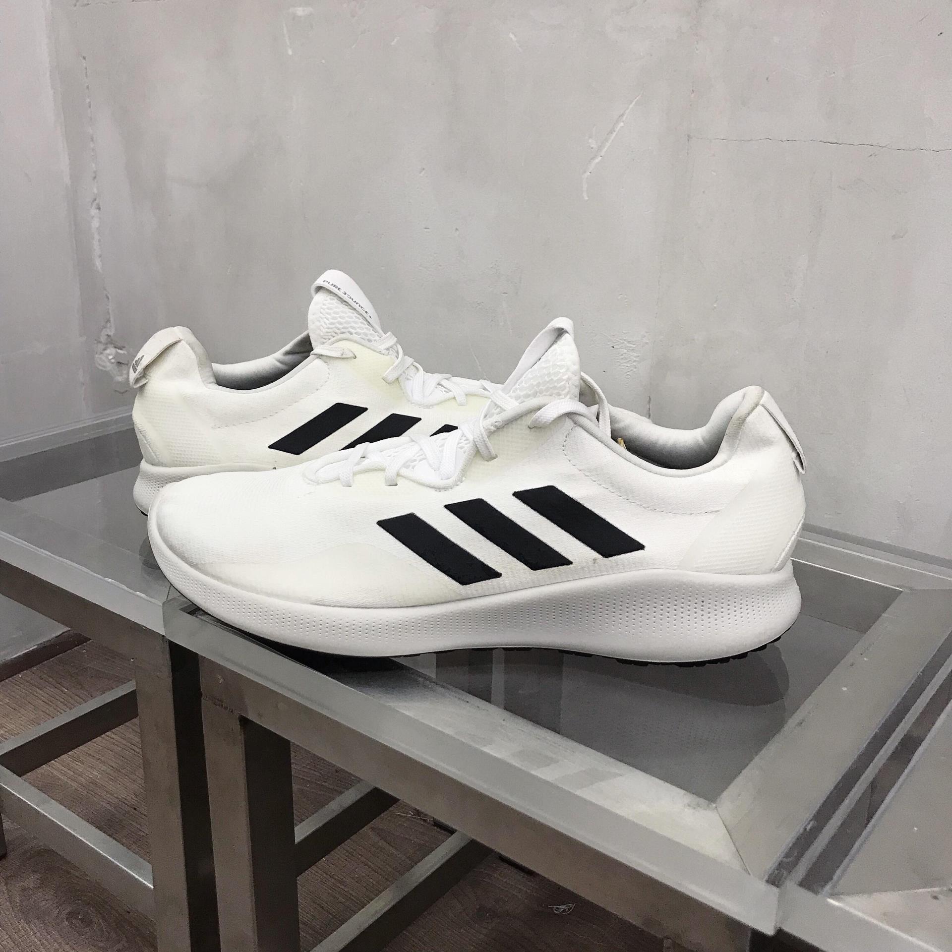 Adidas pure bounce sales white