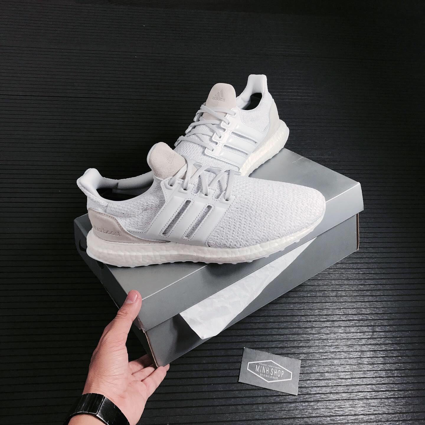 Minhshop.vn - HÃ ng ChÃ­nh HÃ£ng Adidas Ultra Boost DNA 'Cloud White' 2021** FW4904