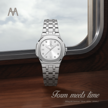 Đồng Hồ Carnival ''Silver White'' [8160L] - Image 1
