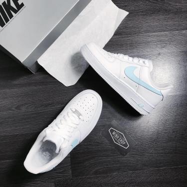 Hàng Chính Hãng Nike Air Force 1 White/Baby Blue CUST 2021**