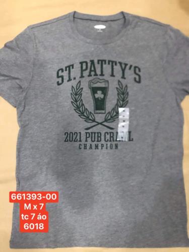 Hàng Chính Hãng Áo Thun Old Navy St.Patty's Grey 2020**