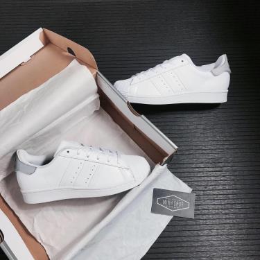 Hàng Chính Hãng Adidas Superstar 'Cloud White Grey' 2021** FV3703 Hàng Chính Hãng Adidas Superstar 'Cloud White Grey' 2021** FV3703