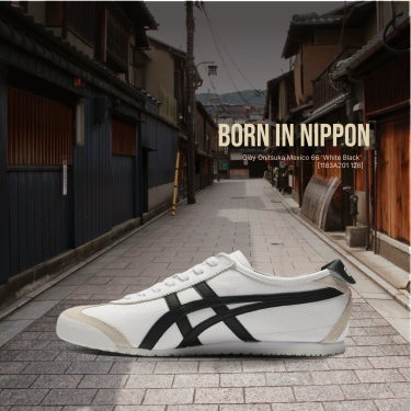 Giày Onitsuka Mexico 66 'White Black' [1183A201 126]