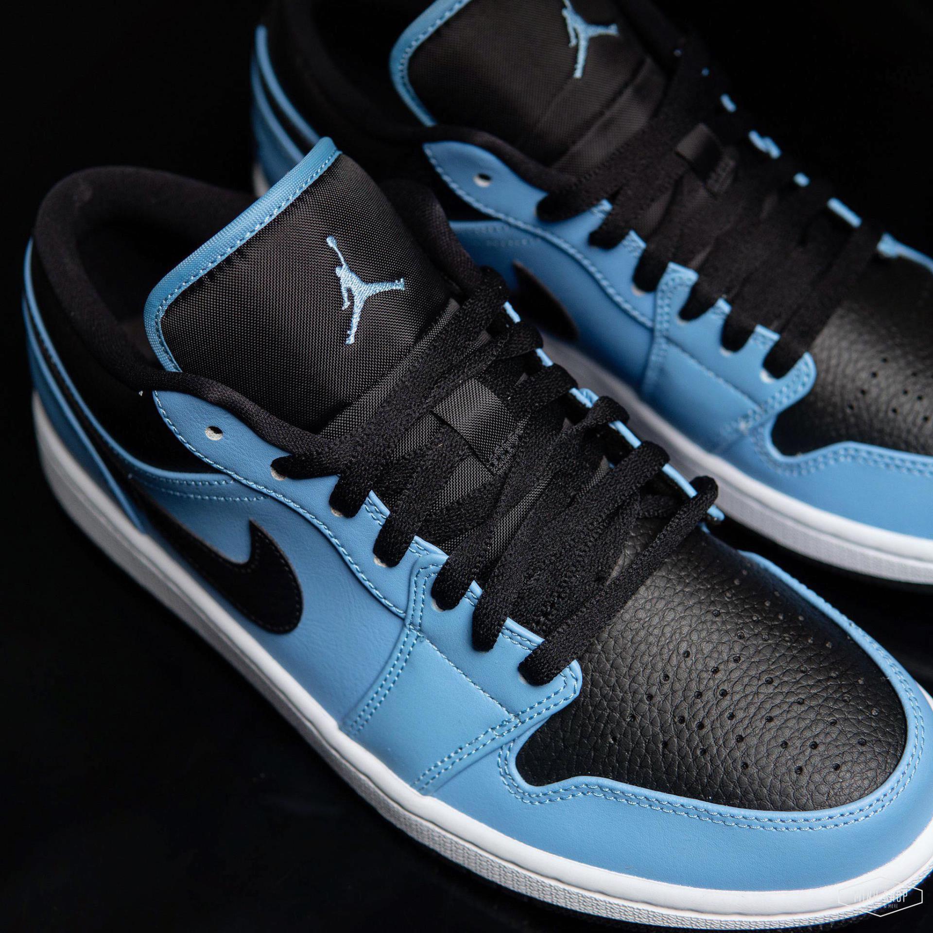 nike jordan 1 low university blue black