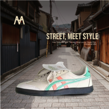 Giày Onitsuka Tiger Tokuten 'Stop Loving' Begie Pink [1183B938 100]