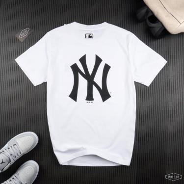 Hàng Chính Hãng Áo Thun MLB NY Big Logo White/Black 2021***