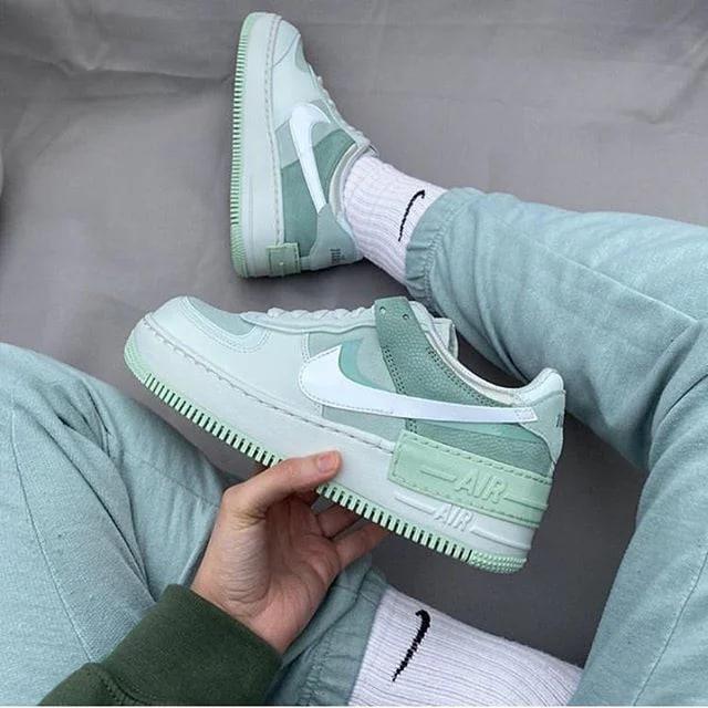 Minhshop.vn Gi y Nike Wmns Air Force 1 Shadow Spruce Aura