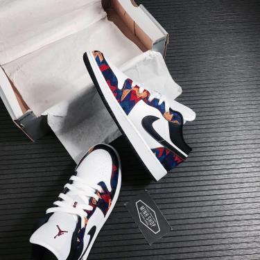 ⚡ Highest Rated ⚡ Giày Nike Jordan 1 Low Nothing But Net GS [O] ** [CZ8657 100]