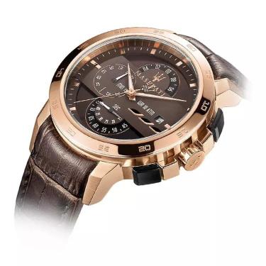 Hàng Chính Hãng Maserati Ingegno Tachymeter Chronograph Brown Dial Watch 2021**