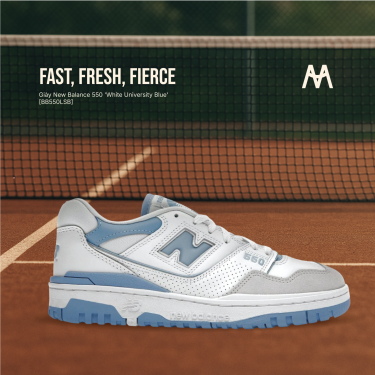 ~SALE  Giày New Balance 550 'White University Blue' [BB550LSB] - Image 1