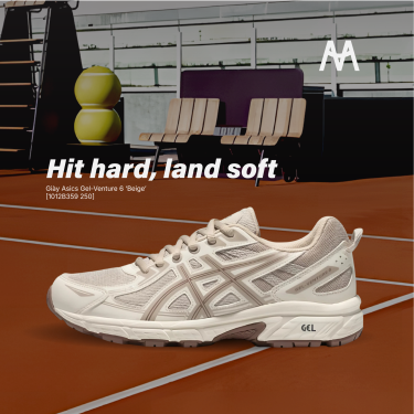 Giày Asics Gel-Venture 6 ‘Beige’ [1012B359 250] Training / Pickeball / Tennis - Image 1