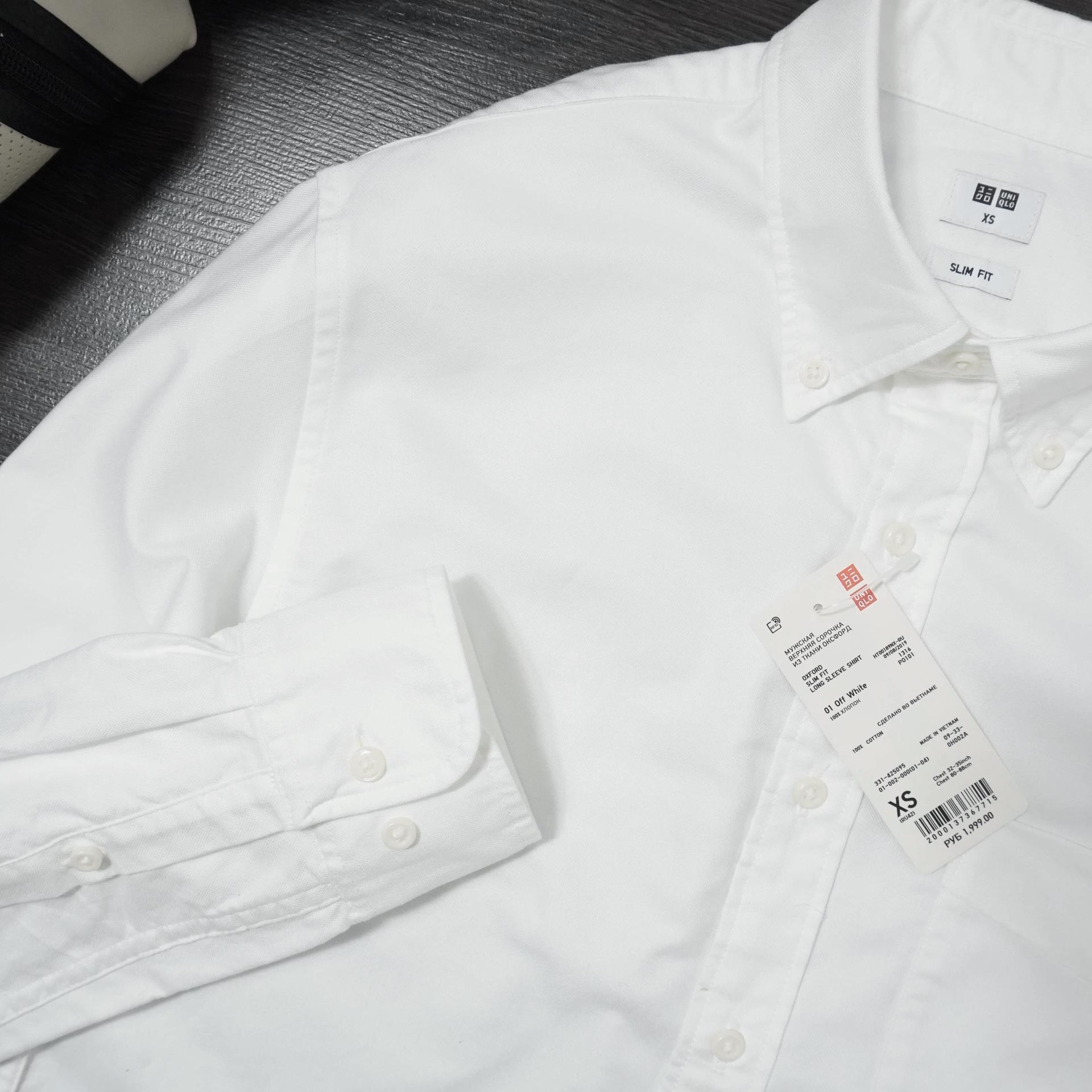 Áo sơ mi nam tay dài Nexx&Dee công sở trắng vải oxford denim jean cao cấp  NS012 | Shopee Việt Nam