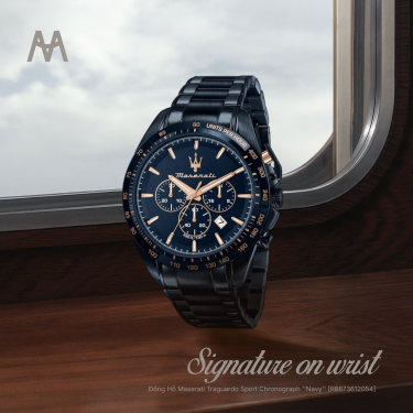 Đồng Hồ Maserati Traguardo Sport Chronograph ''Navy'' [R8873612054] - Image 1