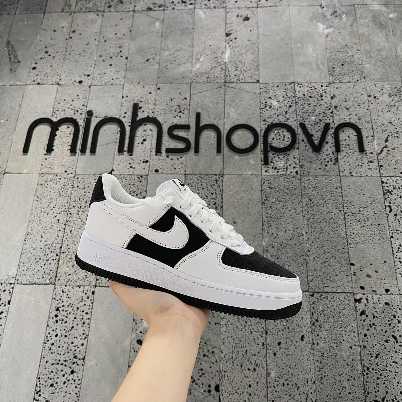 Minhshop.vn - Giày Nike Air Force 1 Low By You Custom Panda Black/White  DN4162 991