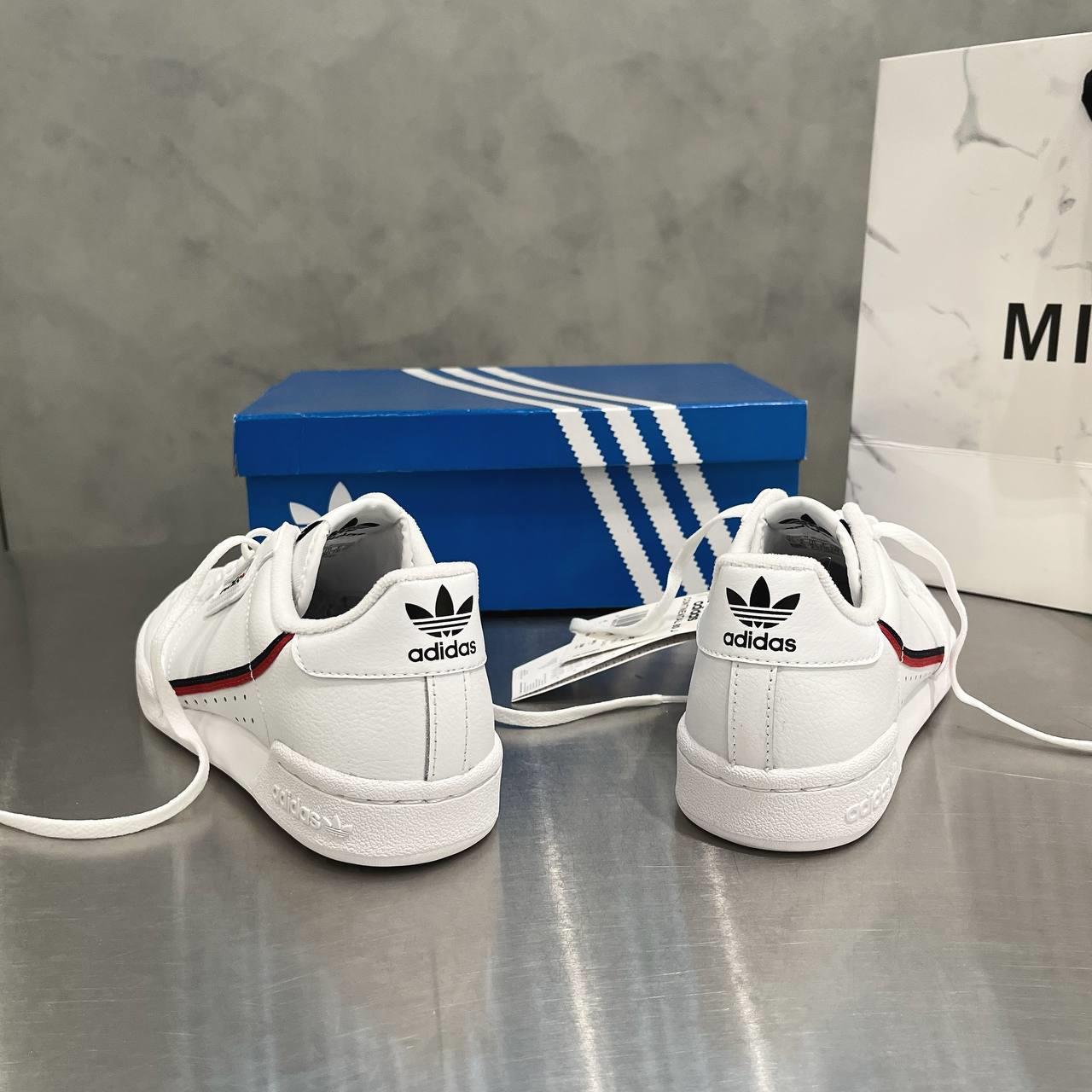 Minhshop.vn - Giày Adidas Continental 80 J 'White Navy Scarlet