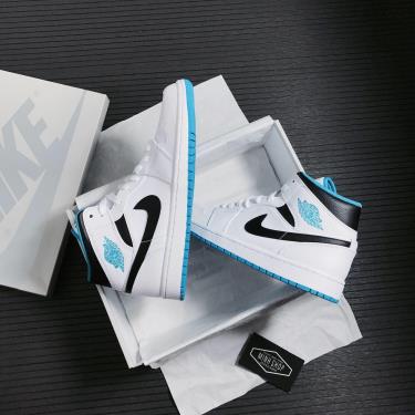 sale -850k 24G Giày Nike Air Jordan 1 Mid Laser Blue ** [554724 141]