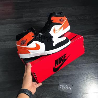 Hàng Chính Hãng Nike Air Jordan 1 Mid "Shattered Backboard" 2020** Hàng Chính Hãng Nike Air Jordan 1 Mid "Shattered Backboard" 2020**