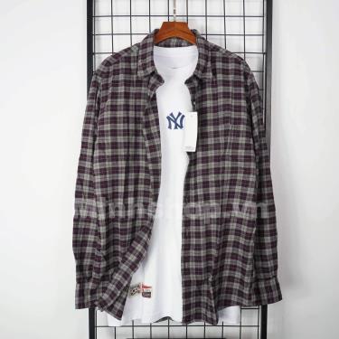 SALE~70% Hàng Chính Hãng Áo Uniqlo Flannel Long Sleeve Shirt Wine 2021** sale-70-hang-chinh-hang-ao-uniqlo-flannel-long-sleeve-shirt-wine-2021