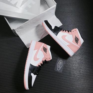 -1XXX 💥 Giày Nike Air Jordan 1 Mid “Crimson Tint” ** [554724 133] [ O ]