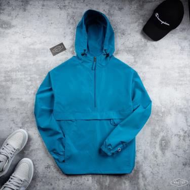 Hàng Chính Hãng Áo Khoác Champion Packable Jacket Teal Basic 2021** V1012 hang-chinh-hang-ao-khoac-champion-packable-jacket-teal-basic-2021-v1012