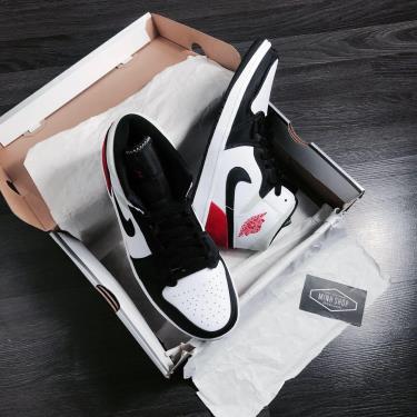 Giày Nike Air Jordan 1 Mid Union Black Toe * [852542 100]