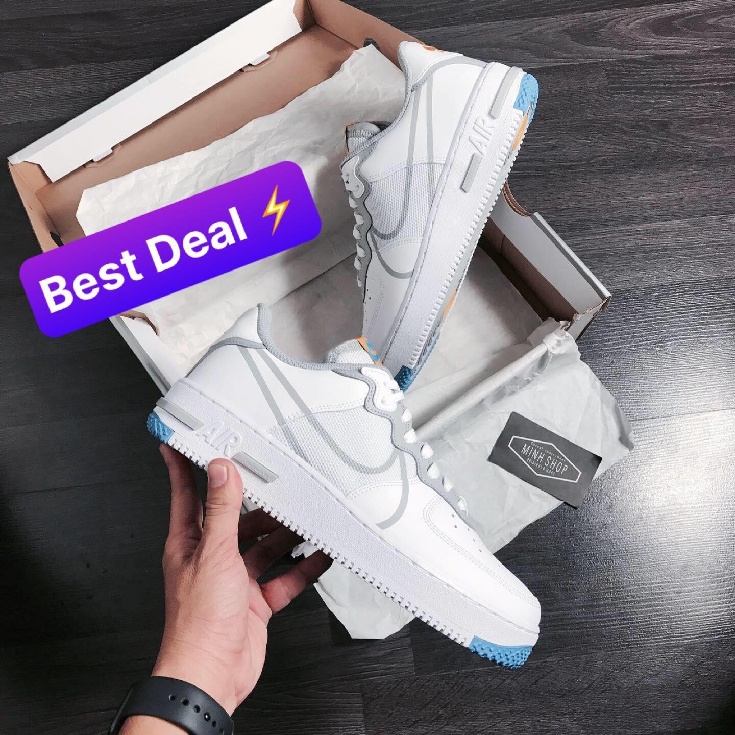 air force 1 with grey