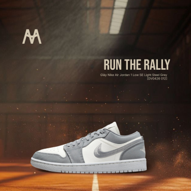 Giày Nike Air Jordan 1 Low SE Light Steel Grey [DV0426 012] - Image 1