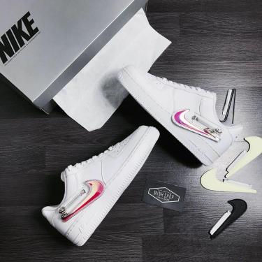 Hàng Chính Hãng Nike Air Force 1 '07 Premium 'Zip Swoosh - White' 2020**