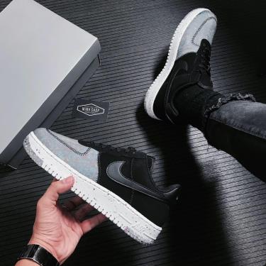 🔥 HOT COLOR 🔥Nike Air Force 1 Crater 'Black Photon Dust'  [CZ1524 002]