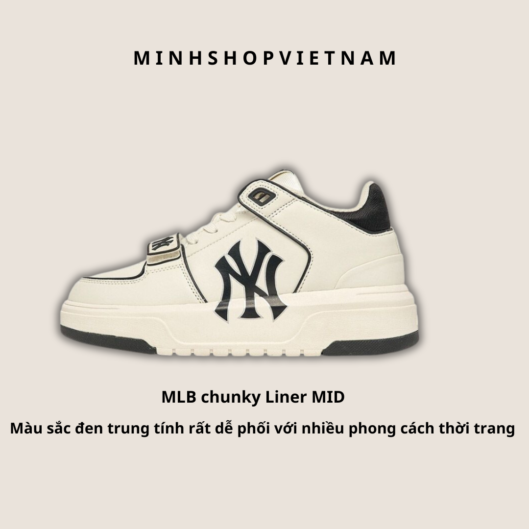 MLB Chunky Liner Yankees Monogram 'White Black' 3ASXCLR3N-50WHS - KICKS CREW