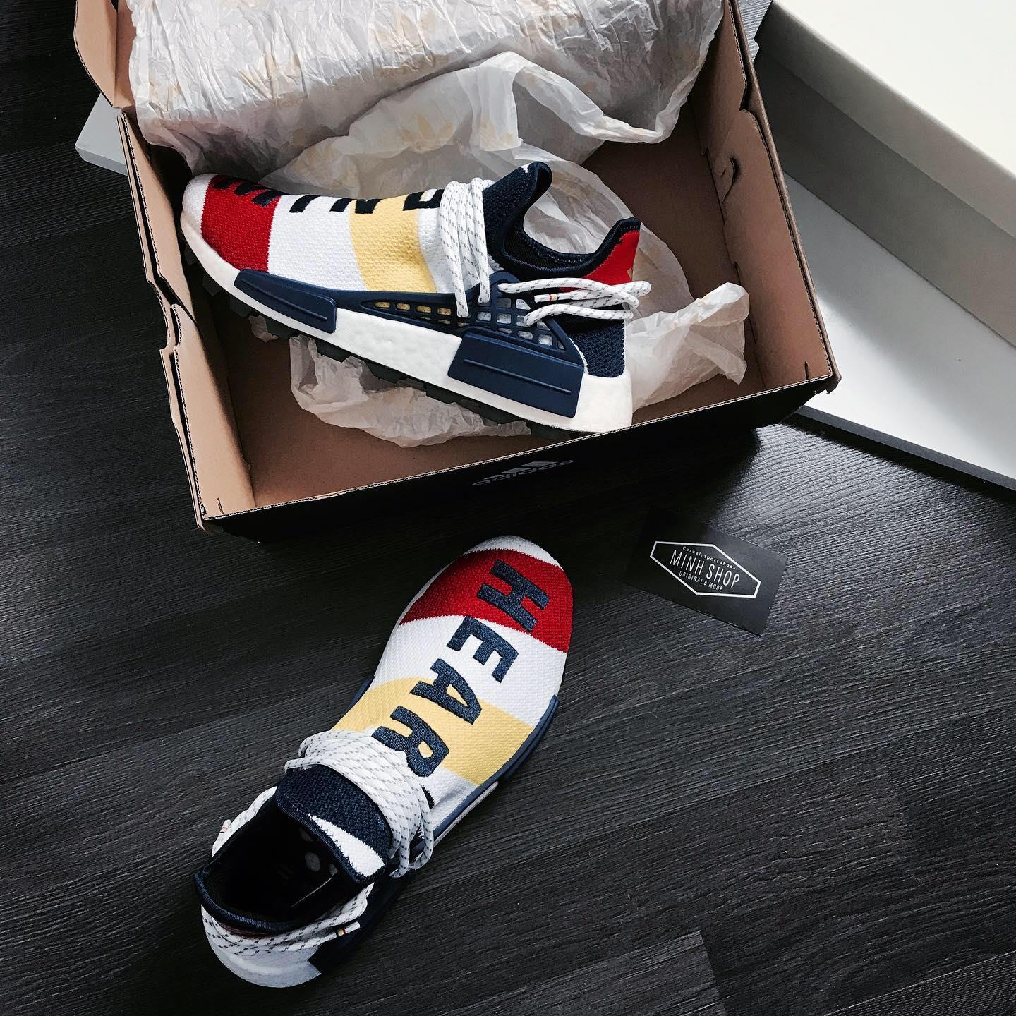  - Hàng Chính Hãng Adidas NMD Human Pharrell x Billionaire Boys  Club Multi-Color 2019**