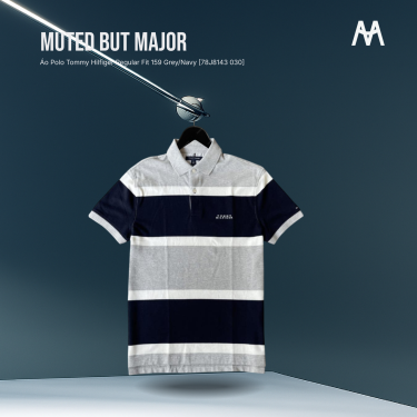 Áo Polo Tommy Hilfiger Regular Fit 159 Grey/Navy [78J8143 030] - Image 1