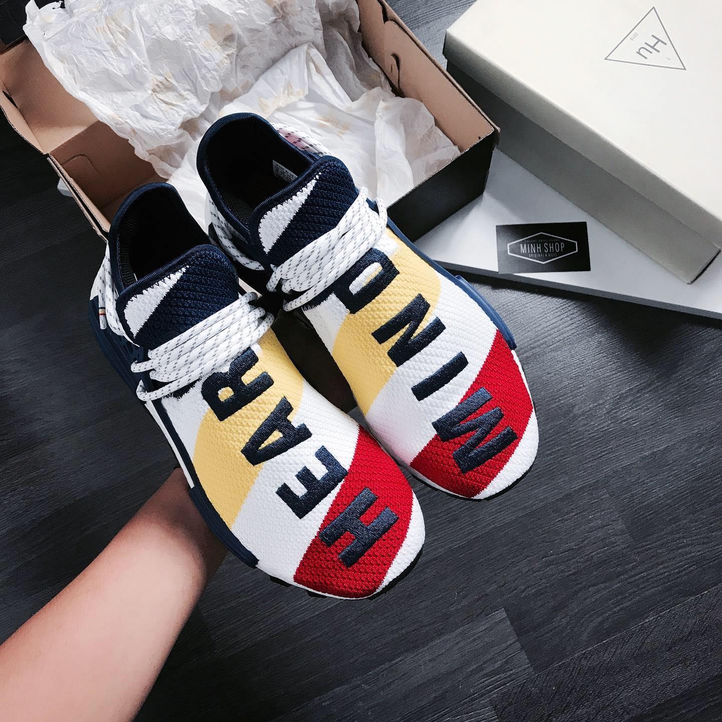  - Hàng Chính Hãng Adidas NMD Human Pharrell x Billionaire Boys  Club Multi-Color 2019**