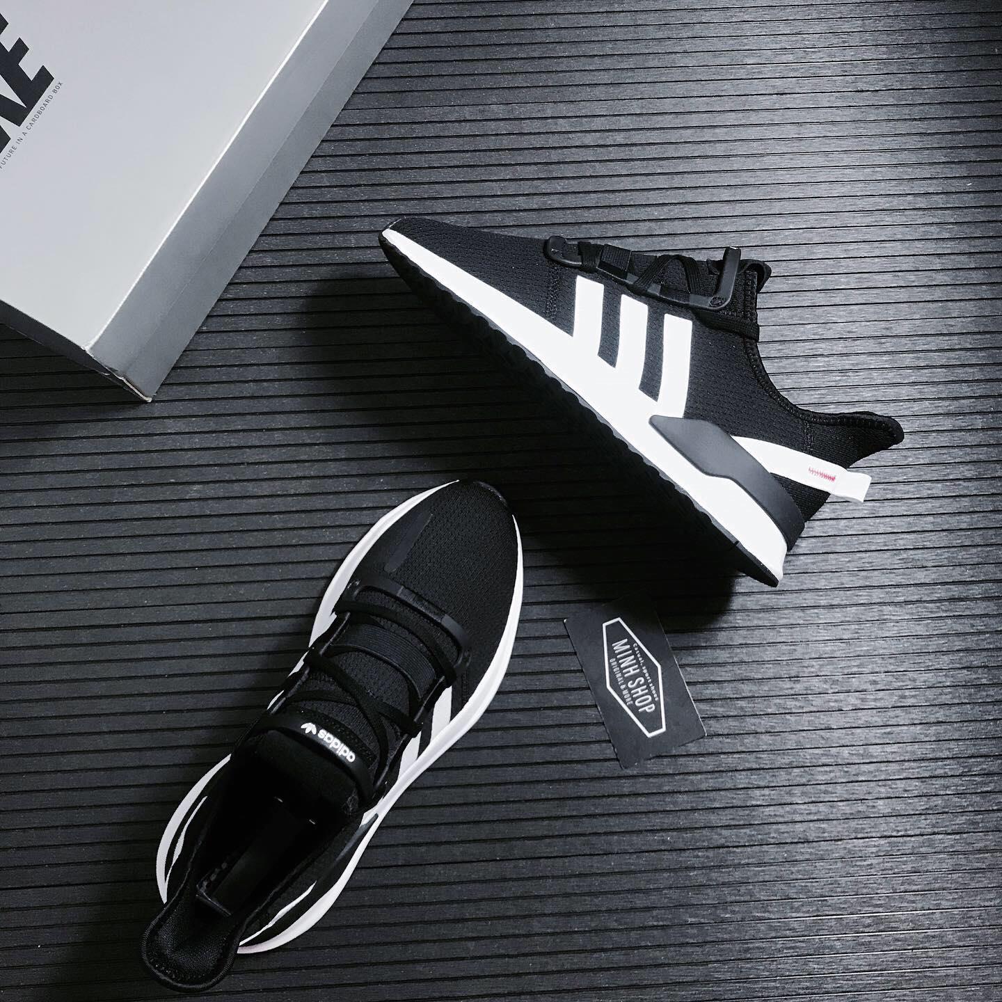 Minhshop.vn - #GIẢM MÙA HÈ - Giày Adidas U_Path Run Black/White [G27639]