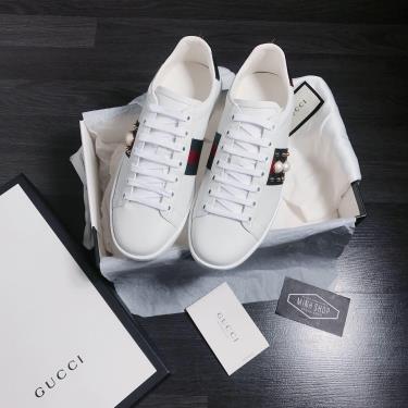 Hàng Chính Hãng Gucci Ace 'White Green Red' 2020**