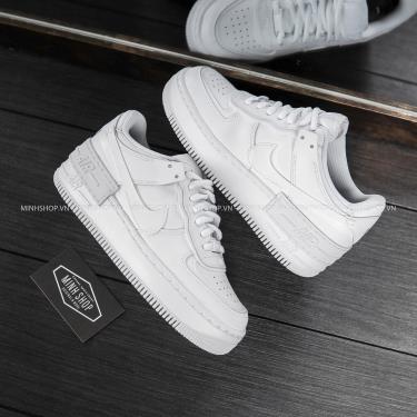 Giày Nike Air Force 1 Shadow All White [CI0919 100]