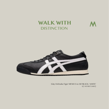 Giày Onitsuka Tiger MEXICO 66 SD 'BLACK / WHITE' [1183A872-003]