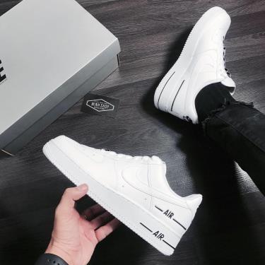 Hàng Chính Hãng Nike Air Force 1 Low LV 8 White/Black 2021** V