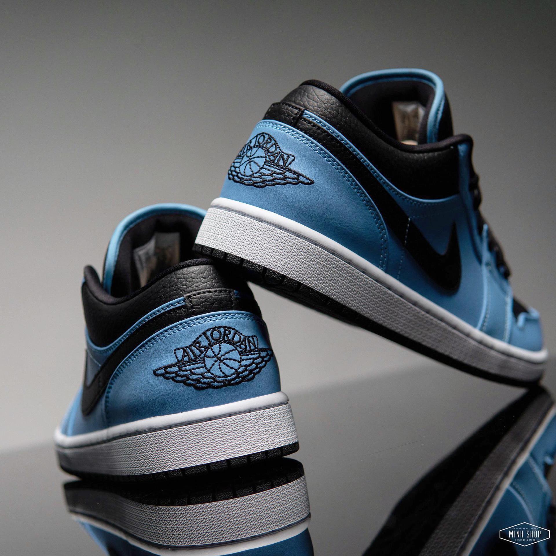 Minhshop.vn - GiÃ y Nike Air Jordan 1 Low GS 'University Blue Black' [553560 403]