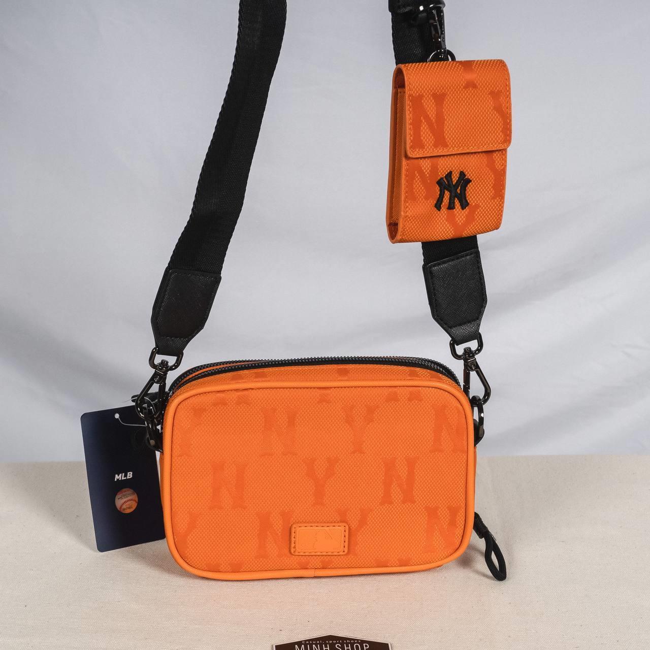  Túi MLB Monogram Nylon Jacquard Mini Crossbody Bag