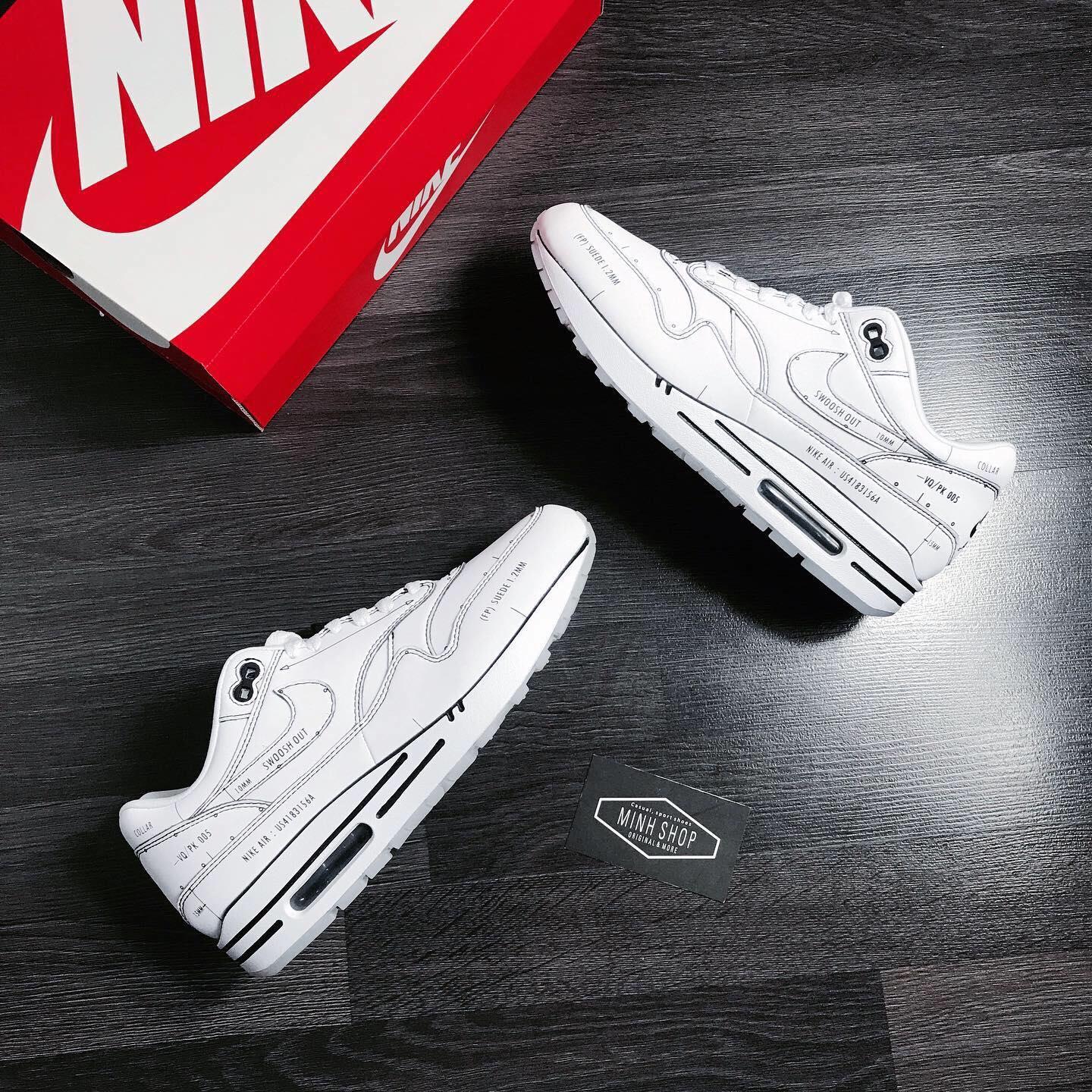 Minhshop.vn - Hàng Chính Hãng Nike Air Max 1 Schematic White 2020** V