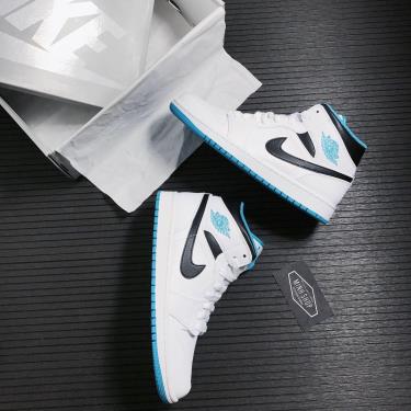 sale -850k 24G Giày Nike Air Jordan 1 Mid Laser Blue ** [554724 141]