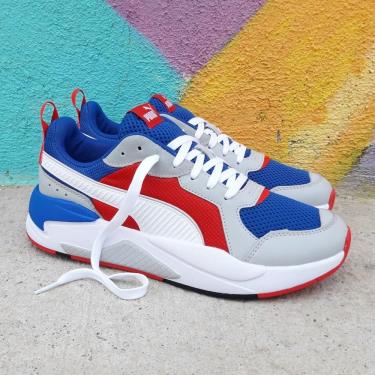 -50% NOEL SALE Giày Puma X-Ray White/Blue/Red ** [372602 04]