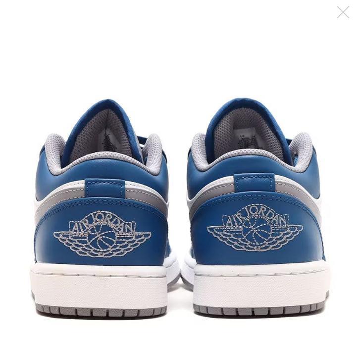 Minhshop.vn - Giày Nike Air Jordan 1 Low 'True Blue Cement