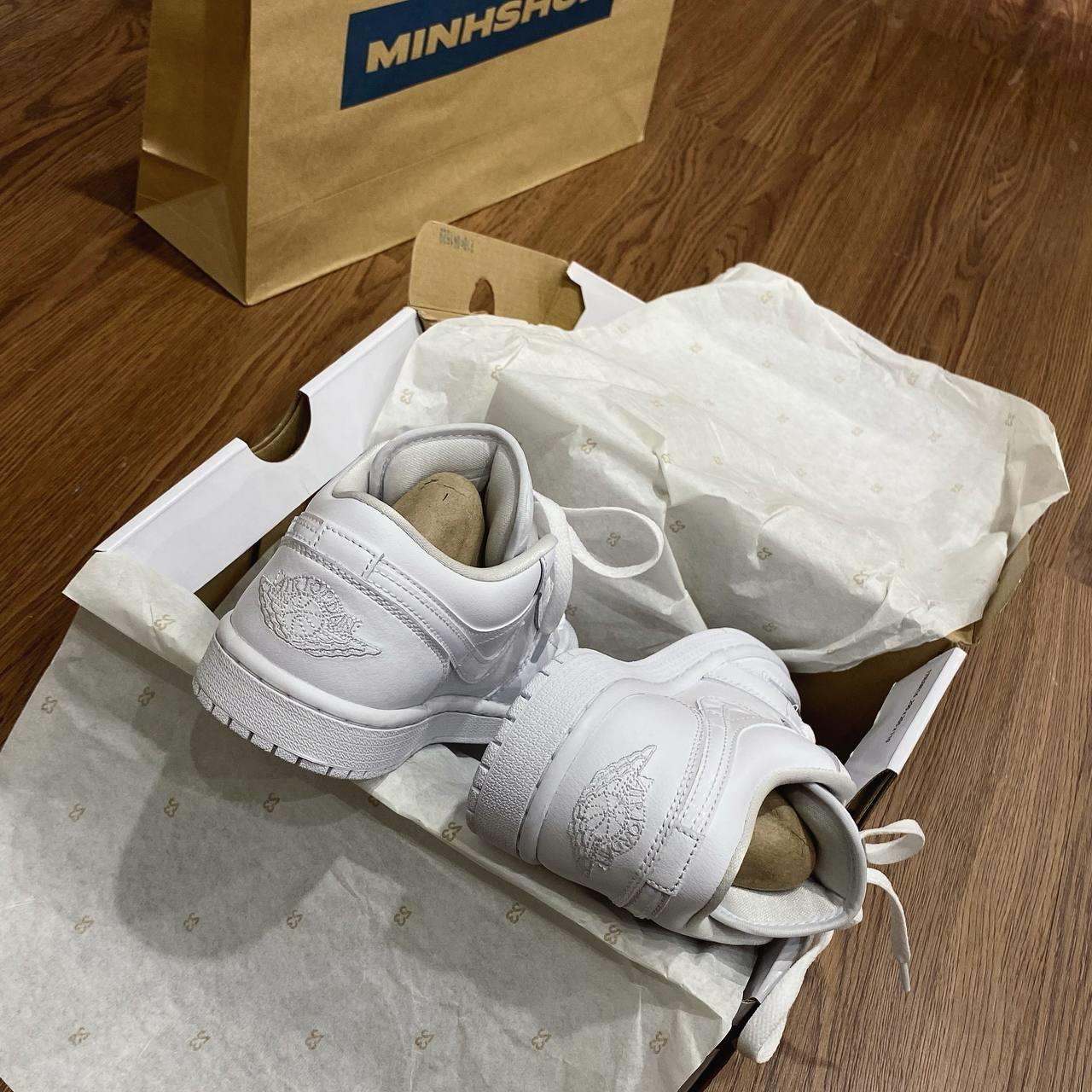 Minhshop.vn - Giày Nike Air Jordan 1 Low Triple White [DV0990-111]