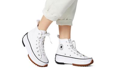 sale~~Hàng Chính Hãng Converse Run Star Hike Hi White Black Gum 2021**  166799c