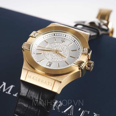 Đồng Hồ Maserati Potenza Silver Dial Ladies Watch ** NEW  [R8851108505]