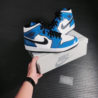 Minhshop.vn - -1XXX Giày Nike Air Jordan 1 Mid SE 'Signal Blue' ** [DD6834  402] [O]